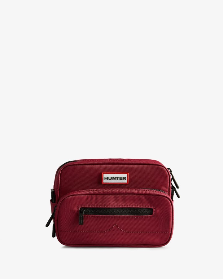 Bolso Cámara Hunter Nylon Hayes Burdeos