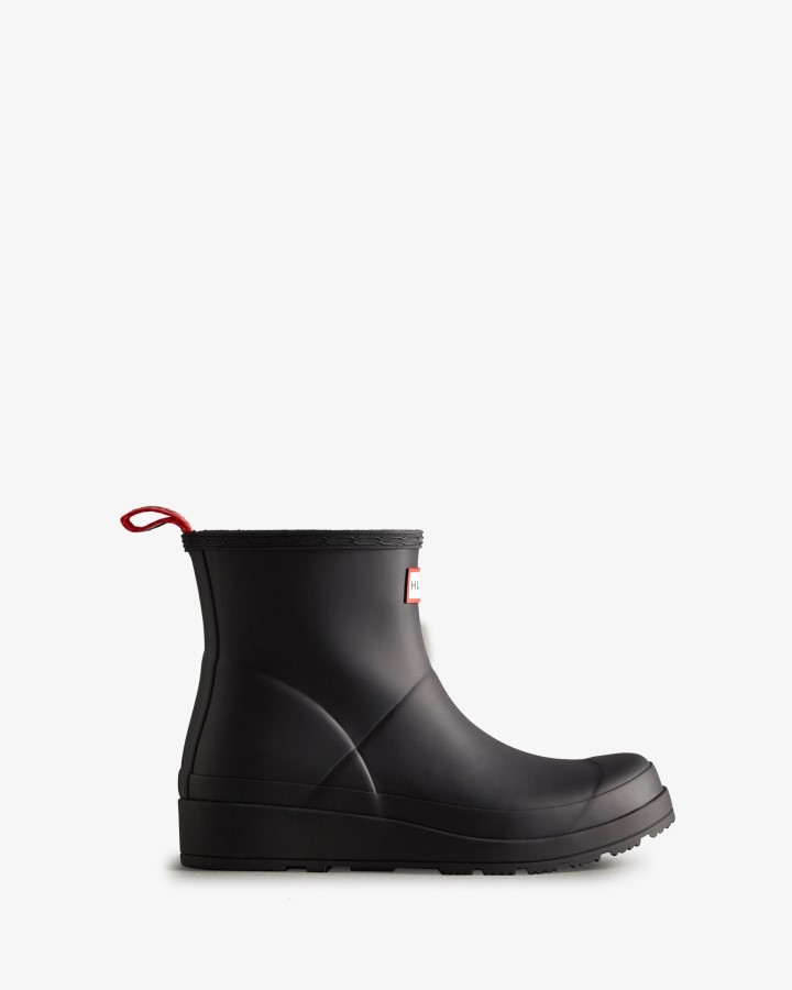 Botas De Lluvia Cortas Para Mujer Hunter Play Negras