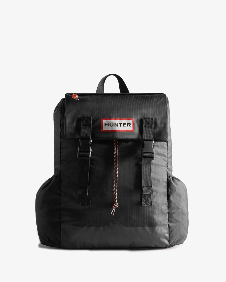 Mochila Plegable Hunter Ripstop Negra