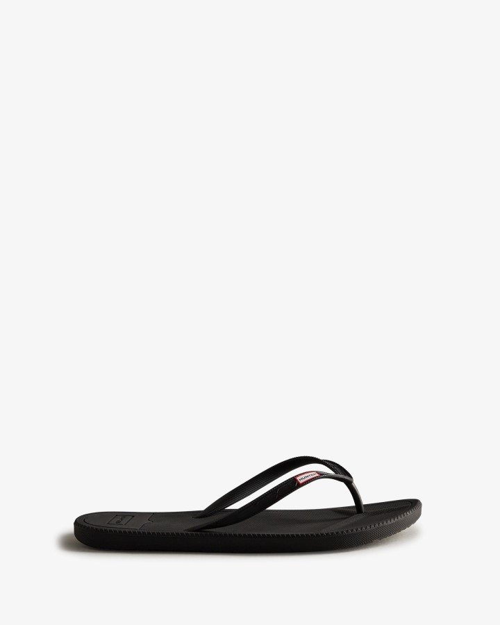 Chanclas Hunter Hombre Negras