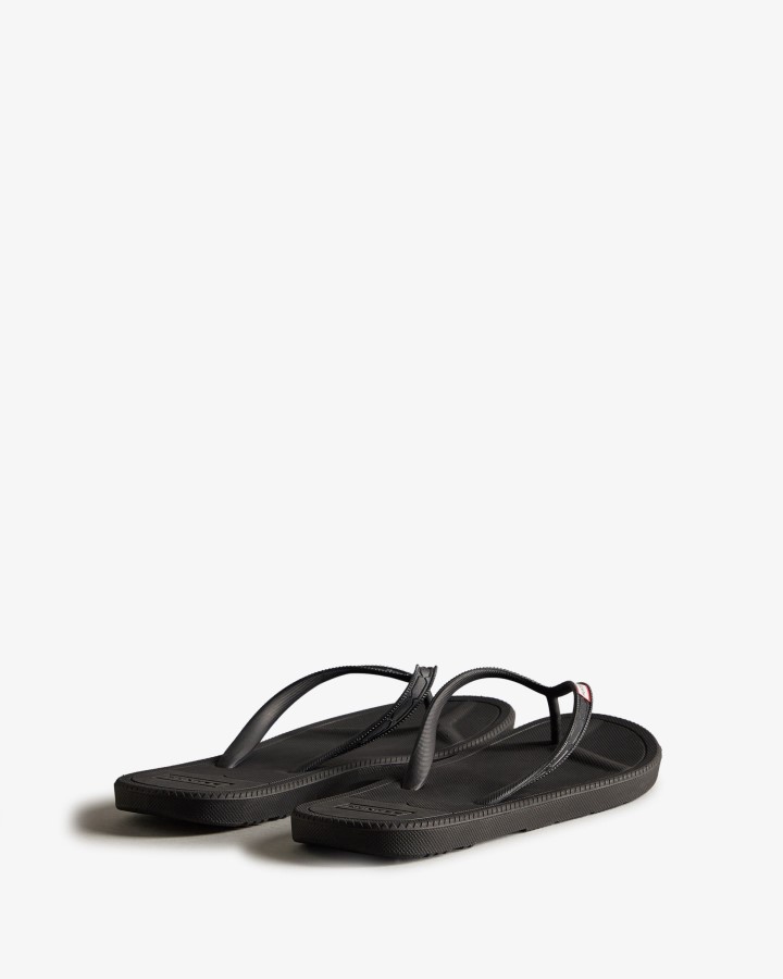Chanclas Hunter Hombre Negras