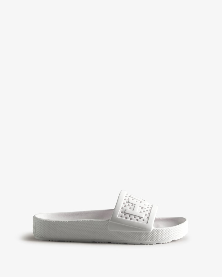 Chanclas Moldeadas Ligeras De Mujer Hunter Blancas