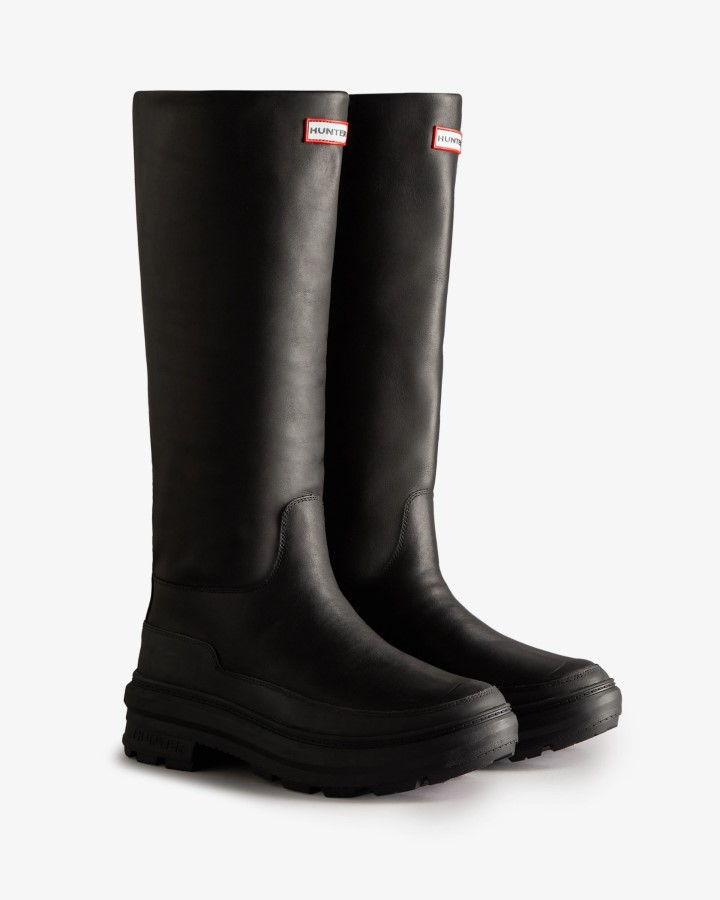 Hunter Killing Eve - Bota De Caza Alta Para Mujer, Color Negro