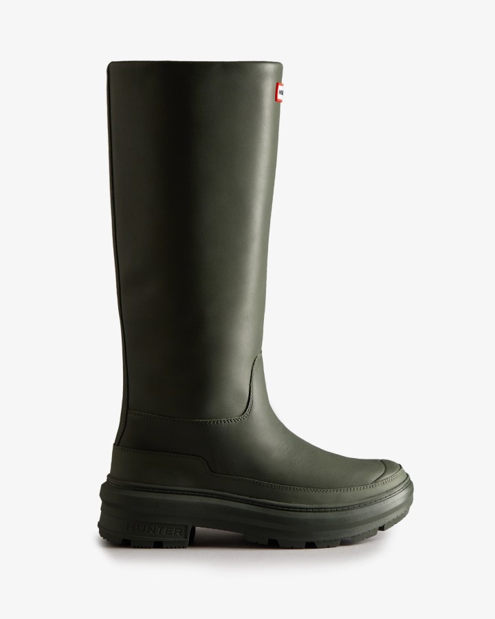 Hunter Killing Eve Tall Chasing Boot Para Mujer Verde Oliva