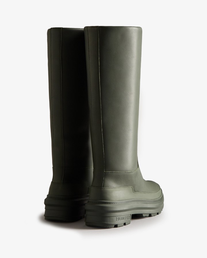 Hunter Killing Eve Tall Chasing Boot Para Mujer Verde Oliva