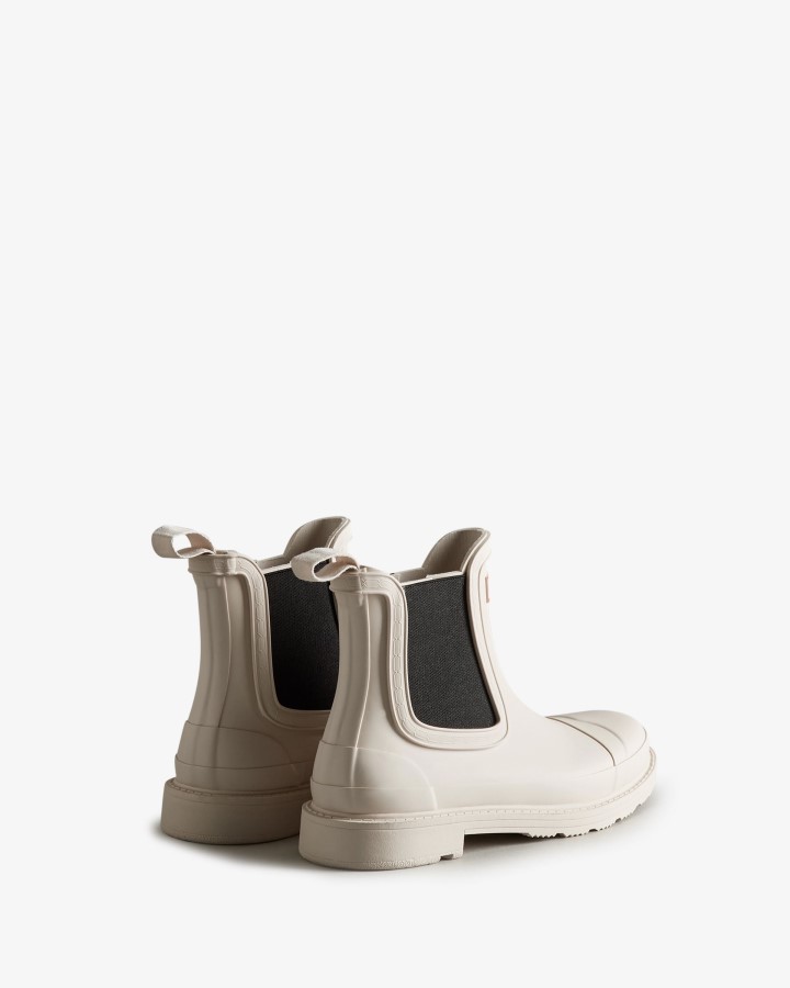 Botas Hunter Mujer Commando Chelsea Cast Gris Pálido