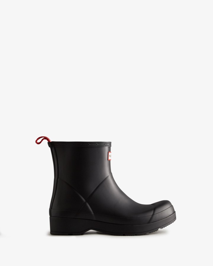 Botas De Agua Cortas Hunter Play Para Hombre, Color Negro.