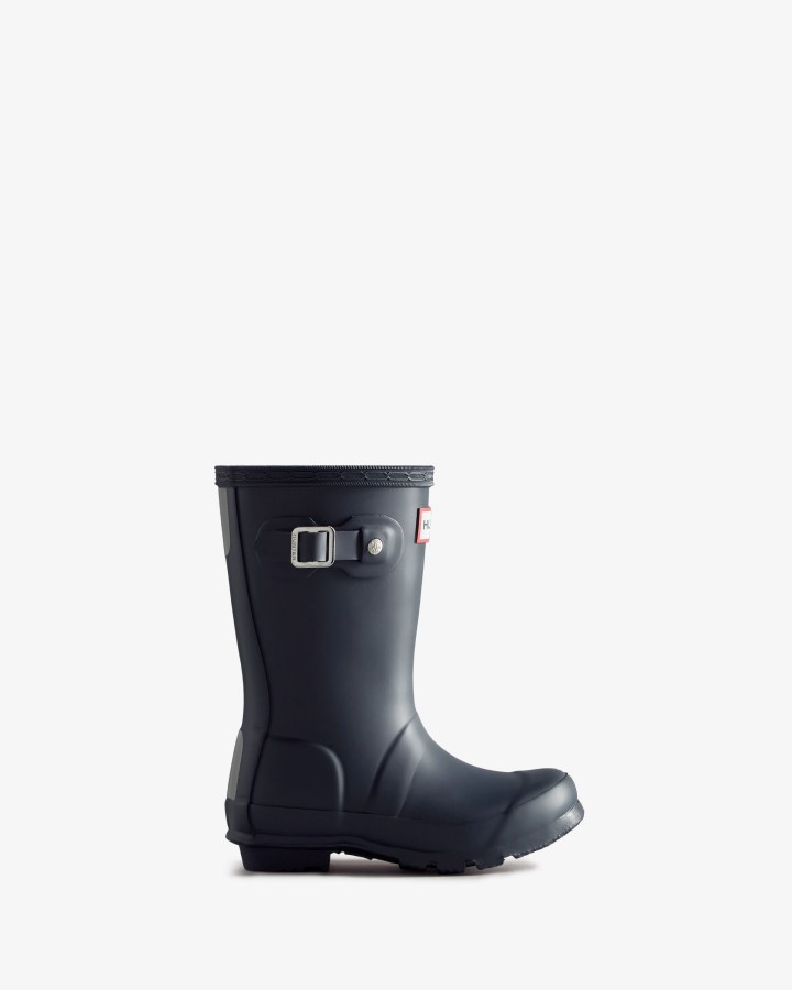 Botas De Lluvia Hunter Originales Para Niños Pequeños (2-6 Años) Azul Marino
