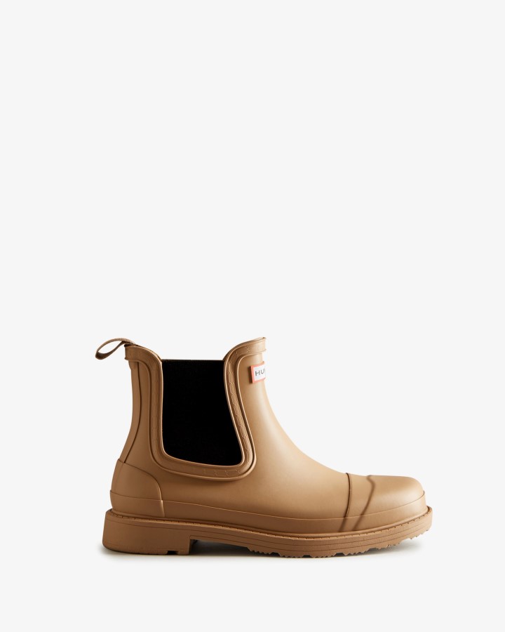 Botas Hunter Mujer Commando Chelsea Marron Tawny