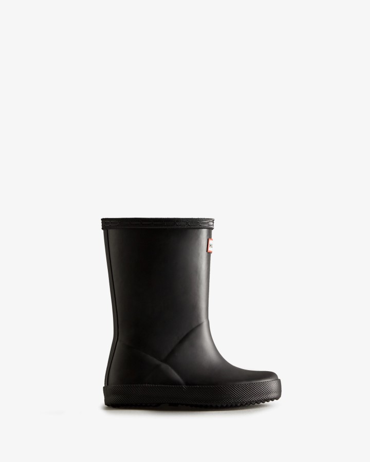 Botas De Agua Hunter Original Kids First (18 Meses-8 Años) Negras