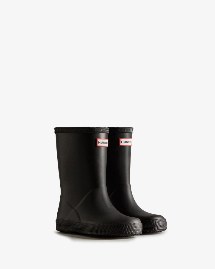 Botas De Agua Hunter Original Kids First (18 Meses-8 Años) Negras