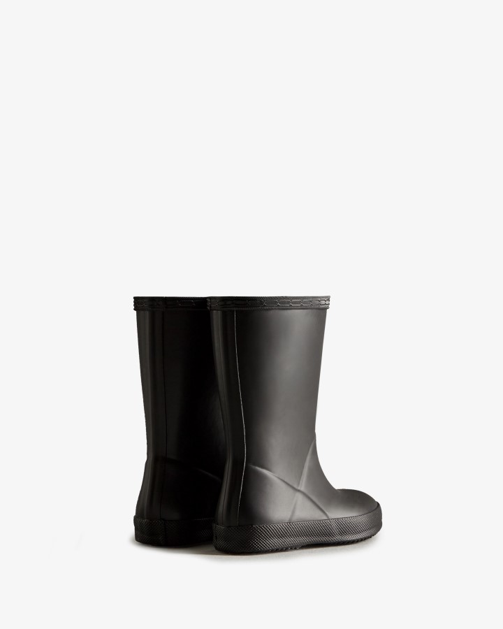 Botas De Agua Hunter Original Kids First (18 Meses-8 Años) Negras