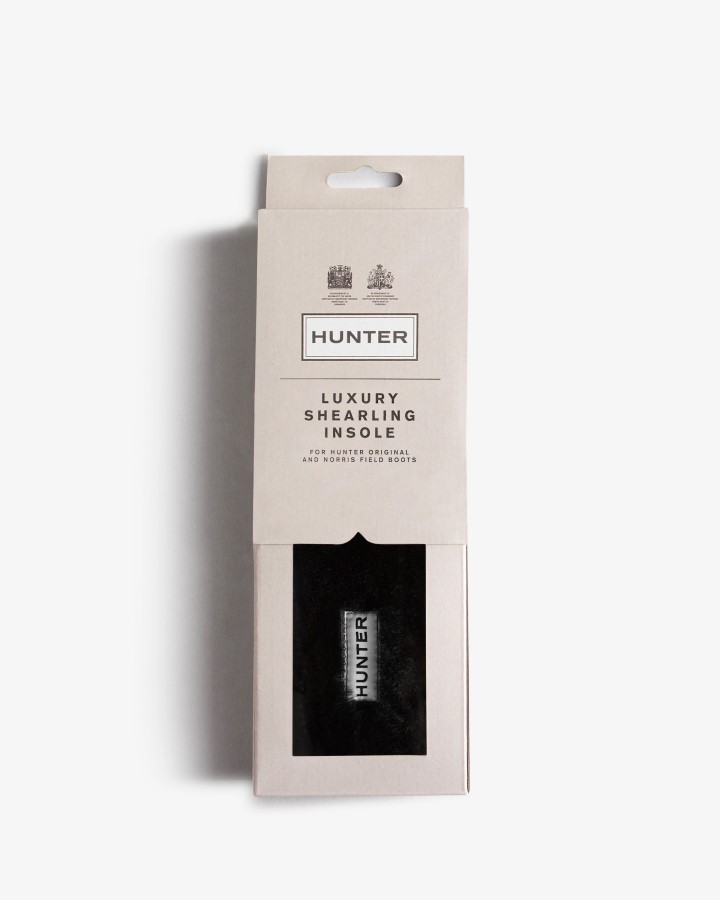 Plantillas Hunter Original Luxury Shearling Negras
