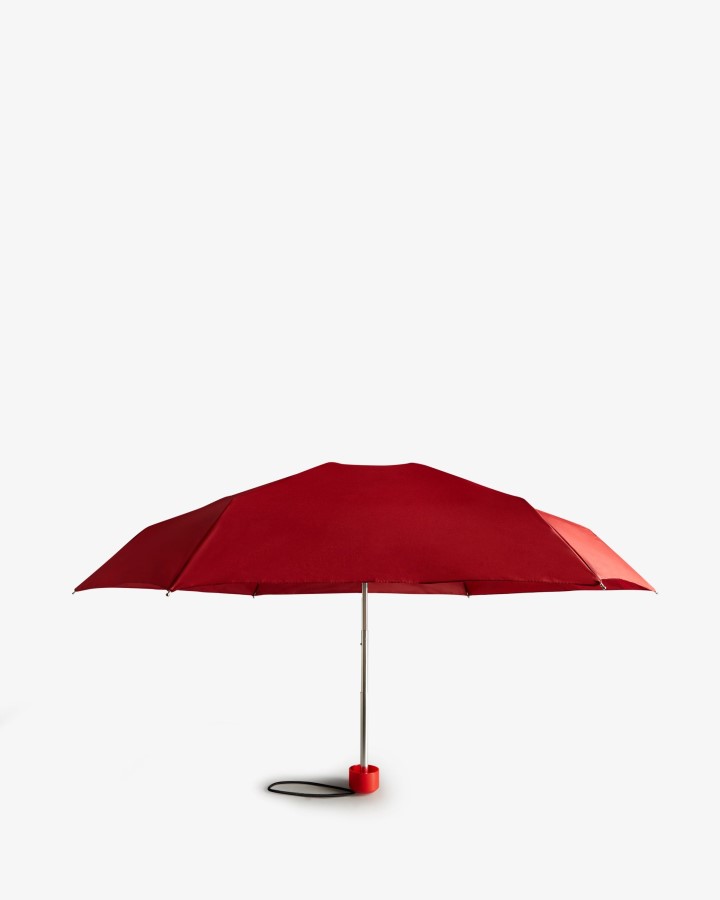 Hunter Mini Paraguas Compacto Rojo Militar