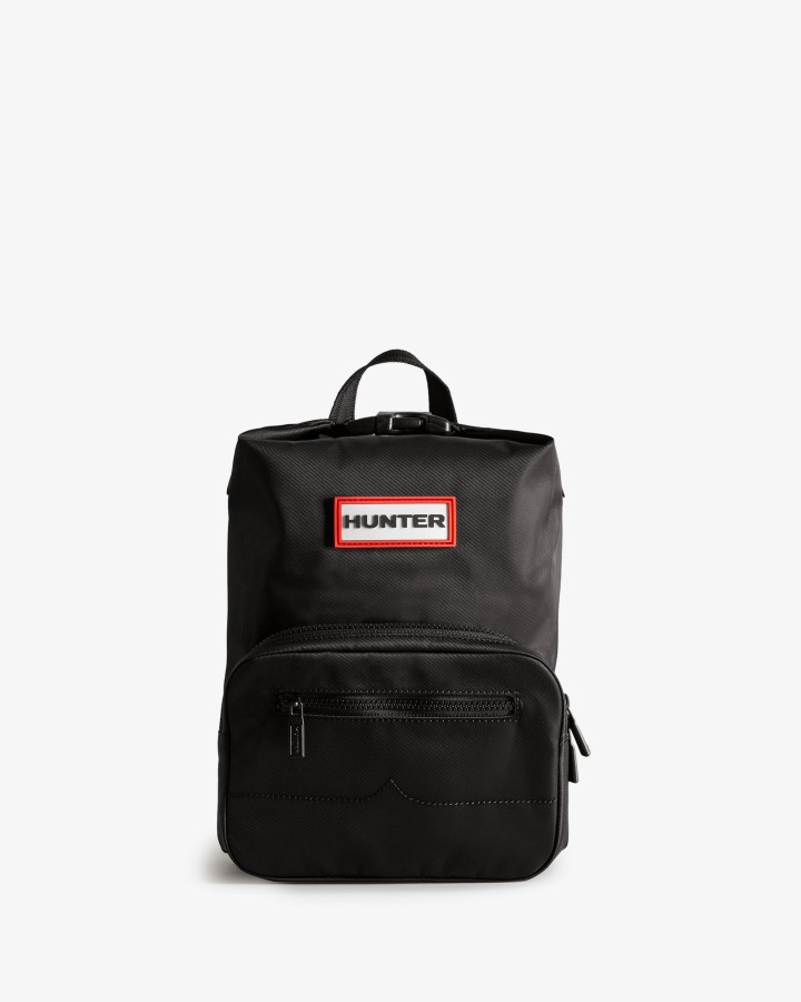 Minimochila De Nailon Con Clip Superior Pioneer Mini De Hunter Negra
