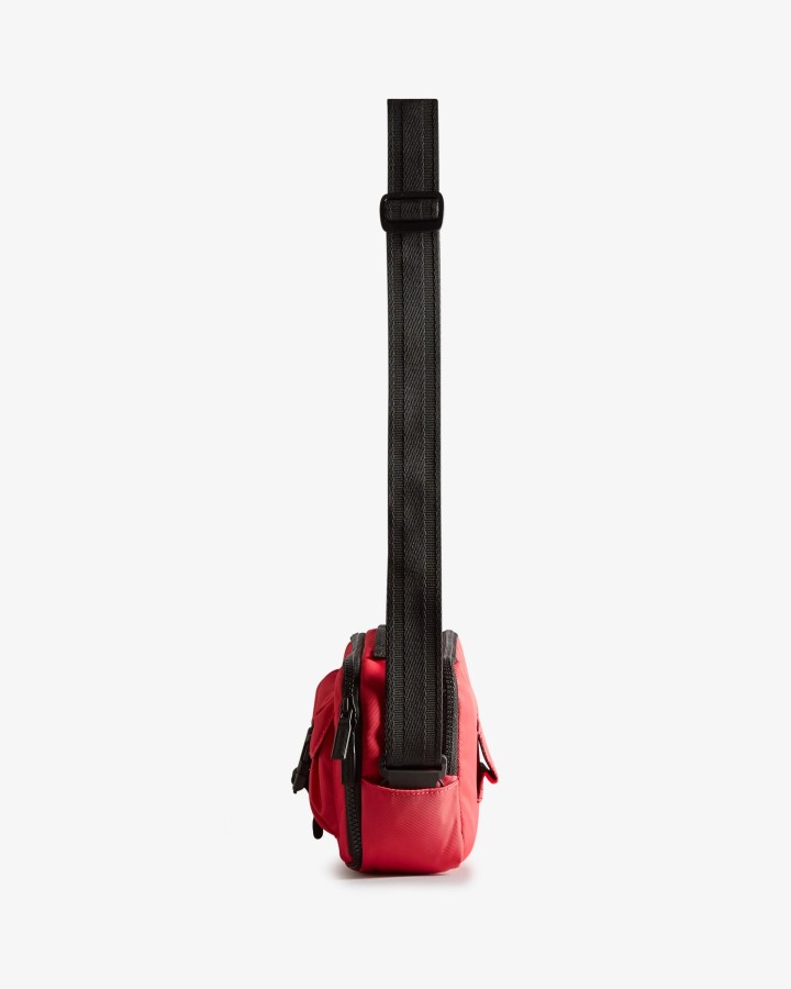 Bandolera De Nailon De Tres Vías Con Clip Superior De Hunter Rowan Rosa