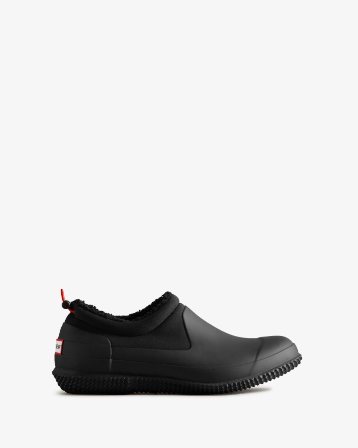 Zapato De Piel De Oveja Vegana Con Aislamiento Para Hombre Hunter Negro