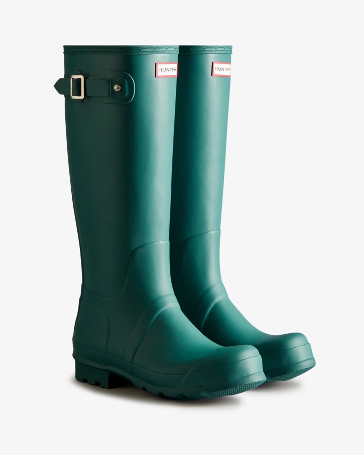 Botas De Lluvia Altas Originales De Hunter Para Hombre Loch Awe Azul