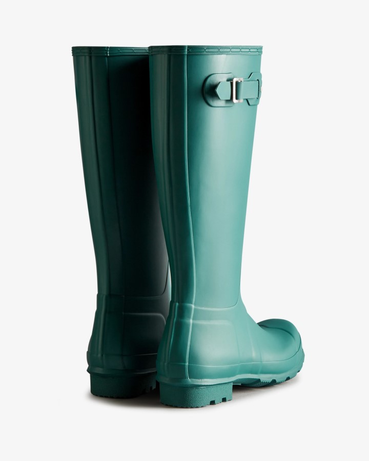 Botas De Lluvia Altas Originales De Hunter Para Hombre Loch Awe Azul