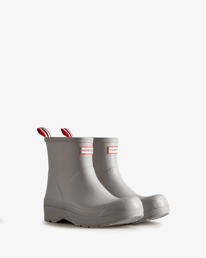 Botas De Lluvia Hunter Play Short Para Hombre Gris Zinc