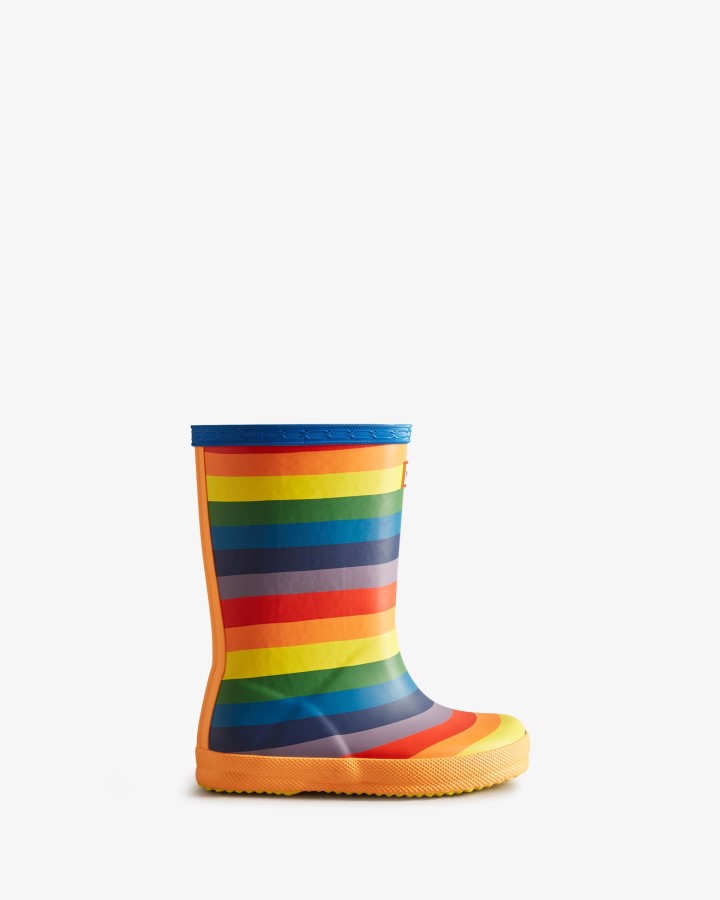 Botas De Lluvia Hunter Kids First (18 Meses-8 Años) Arcoíris Multicolor