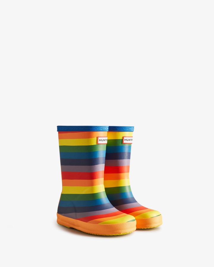 Botas De Lluvia Hunter Kids First (18 Meses-8 Años) Arcoíris Multicolor