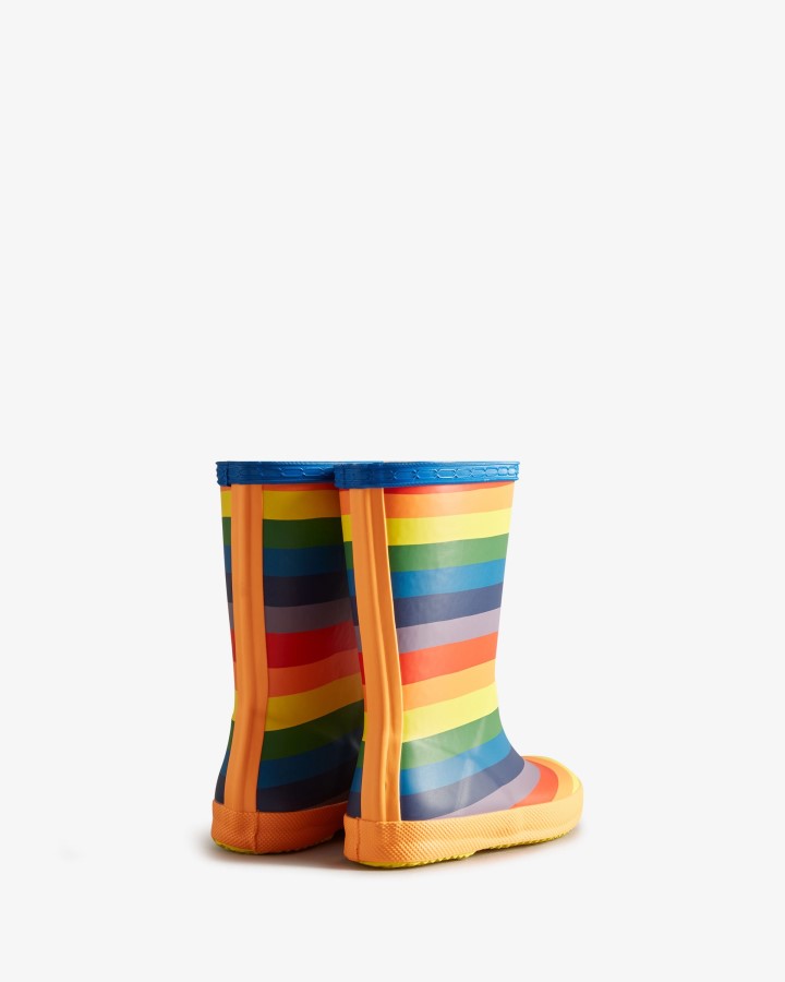 Botas De Lluvia Hunter Kids First (18 Meses-8 Años) Arcoíris Multicolor