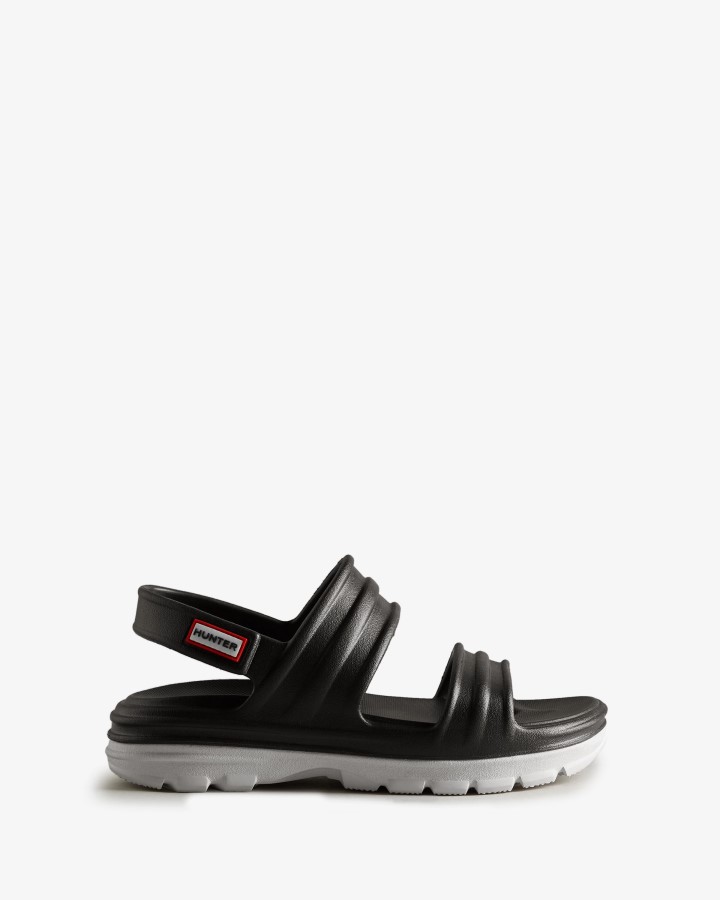 Sandalia Hunter Mujer Bloom Negro-blanco