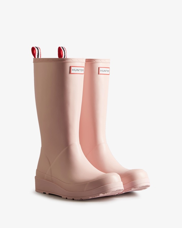 Botas De Lluvia Hunter Para Mujer Play Tall Rosa Azalea