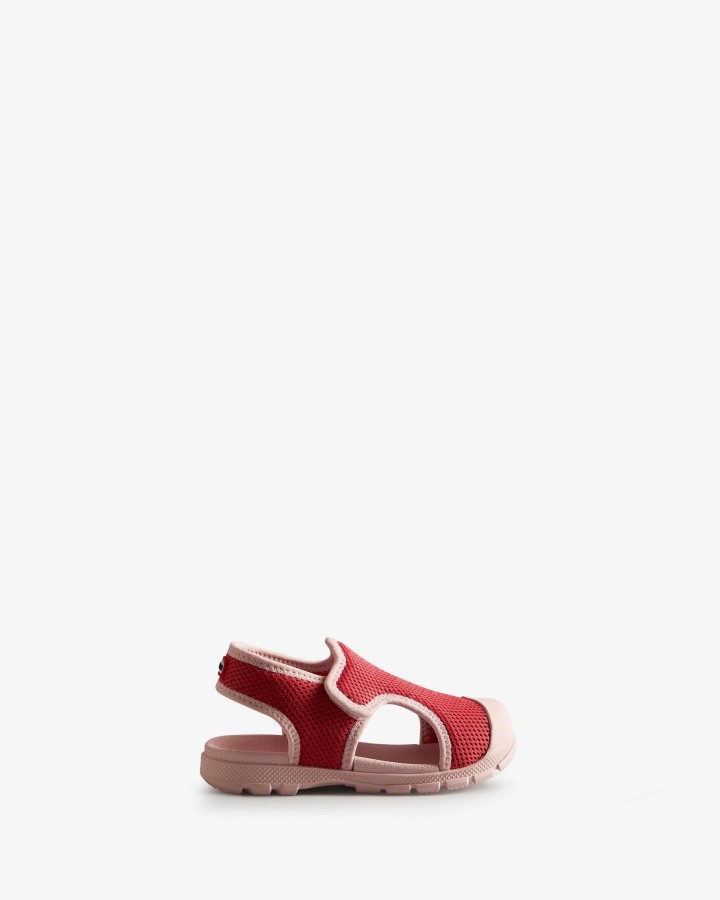 Hunter Little Kids (18 Meses-6 Años) Sandalias De Malla Para Caminar Al Aire Libre Rowan Pink-Azelea Pink