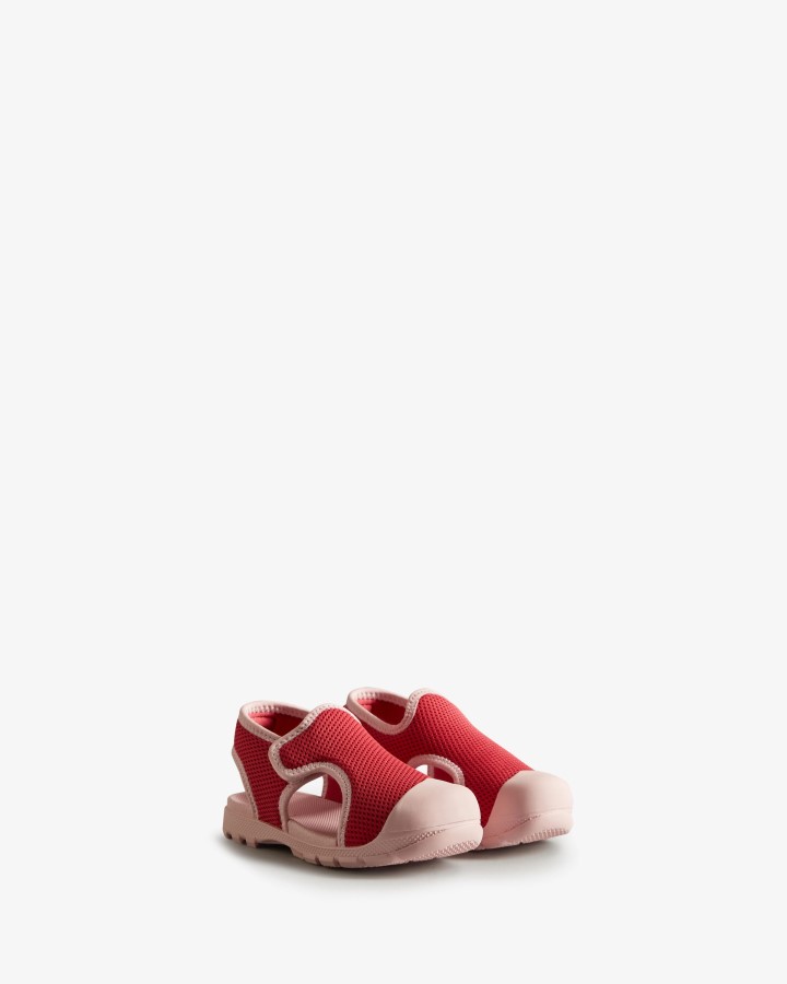 Hunter Little Kids (18 Meses-6 Años) Sandalias De Malla Para Caminar Al Aire Libre Rowan Pink-Azelea Pink