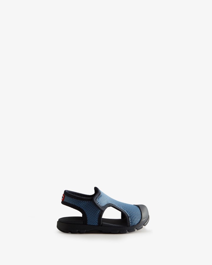 Hunter Little Kids (18 Meses-6 Años) Sandalias De Malla Para Caminar Al Aire Libre Stornoway Azul Marino