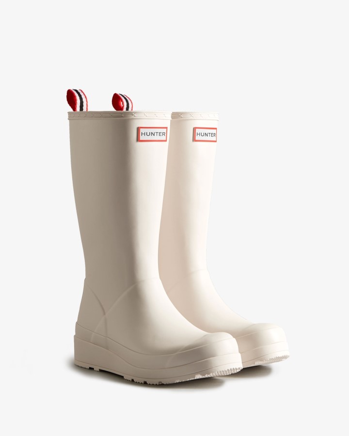 Botas De Agua Altas Hunter Play Para Mujer Cast Gris Pálido