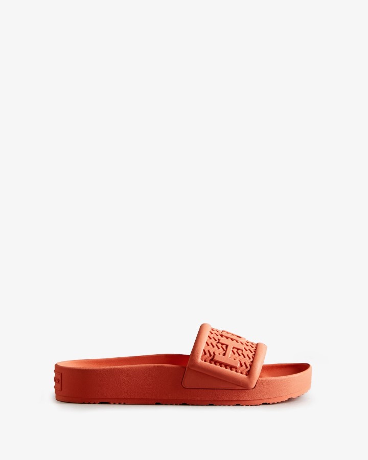 Chanclas Hunter Mujer Bloom Sun-cup Naranja