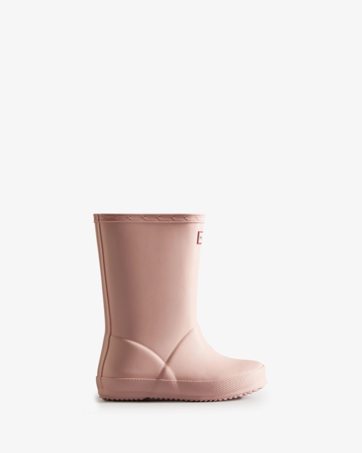 Botas De Agua Hunter Original Kids First (18 Meses-8 Años) Rosa Azalea