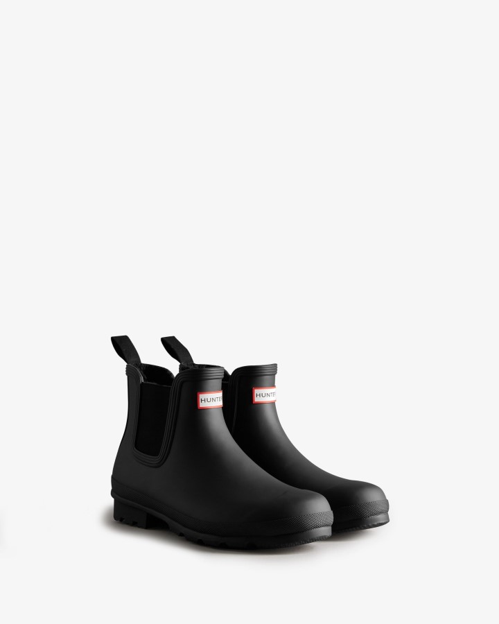 Botas Chelsea Con Aislamiento Para Hombre Hunter Negras