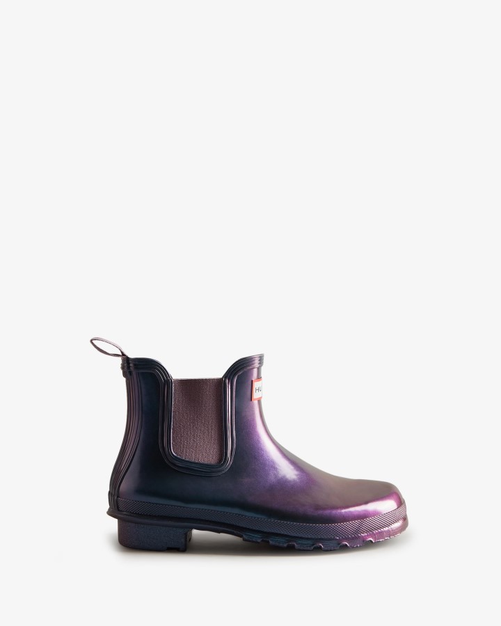 Botas Hunter Mujer Nebula Chelsea Stornoway Azul