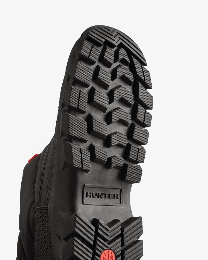 Hunter Intrepid Insulated - Botas De Nieve Para Hombre, Color Negro