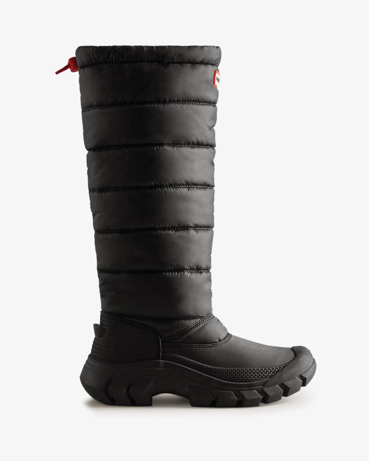 Hunter Botas De Nieve Altas Con Aislamiento Intrepid Para Mujer, Color Negro
