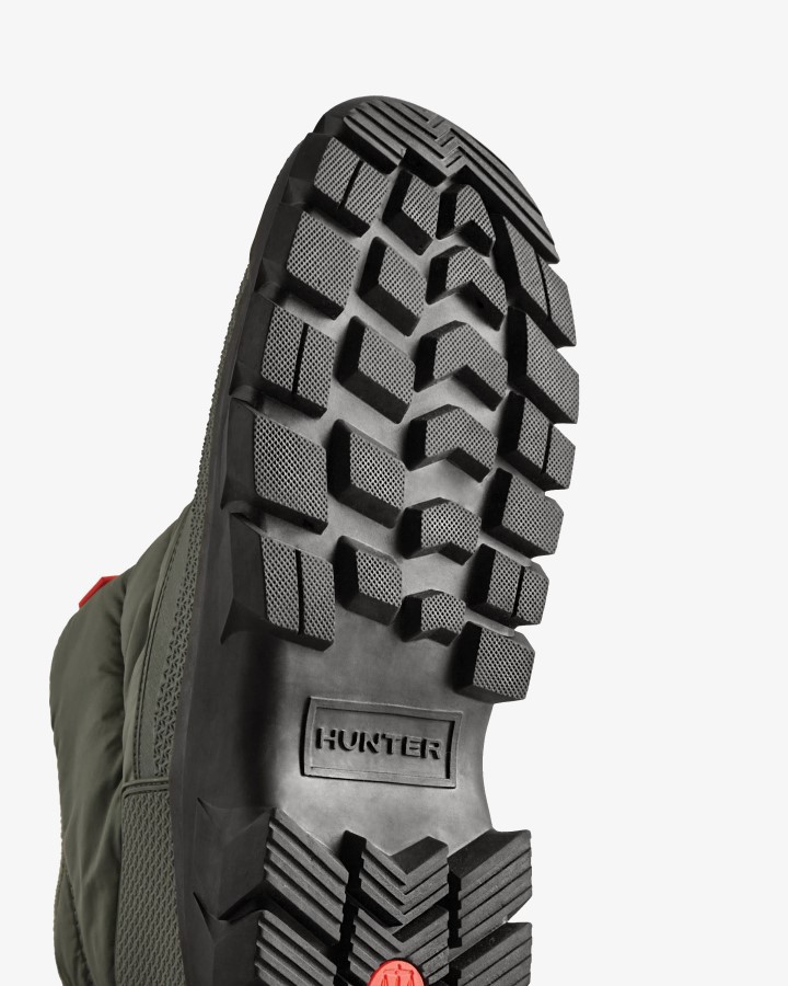 Hunter Intrepid Insulated Ankle Botas De Nieve Para Hombre Urban Gris-negro